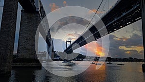 TheÂ Tamar BridgeÂ Between Devon and Cornwall uk